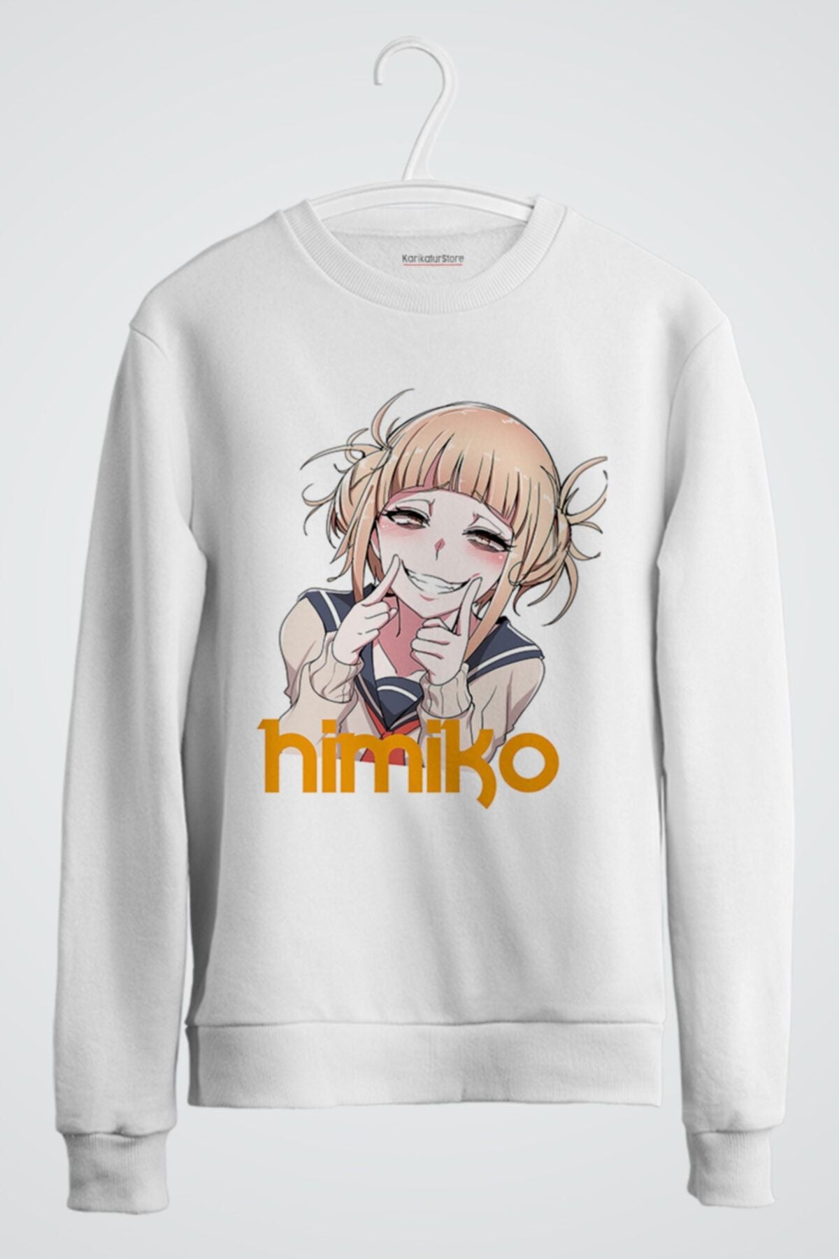 Himiko Toga My Hero Academia Anime Baskılı Sweatshirt