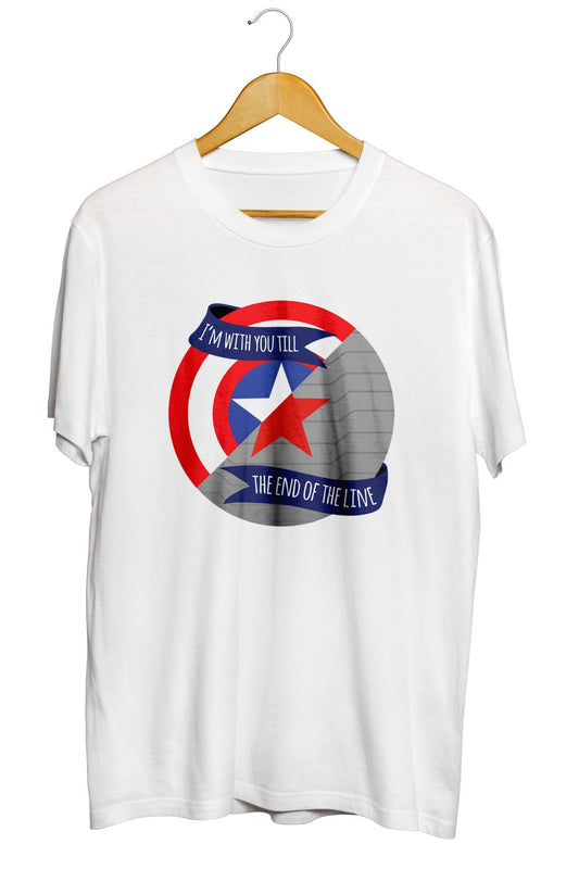 Kaptan Amerika Captain America Baskılı Kaliteli Tişört