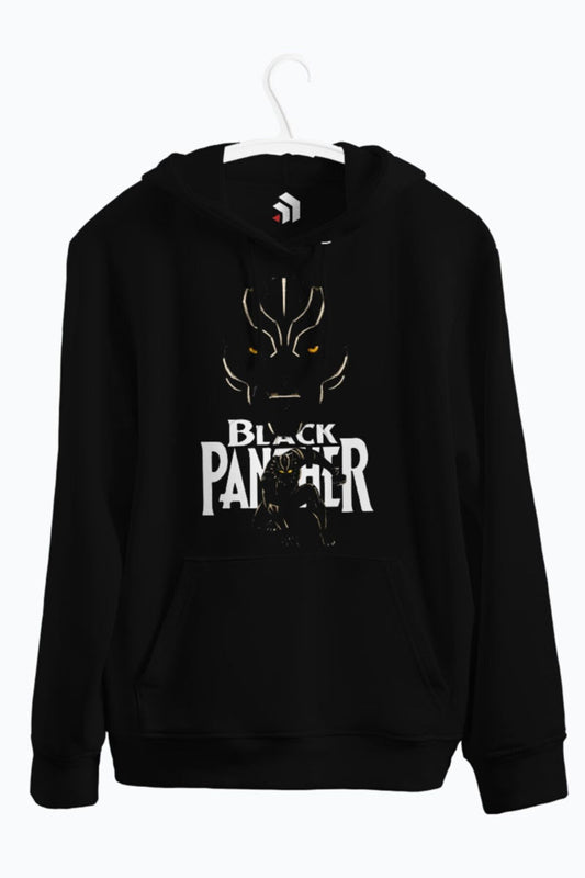 Black Panther Ver 2 Baskılı Kapşonlu Sweatshirt