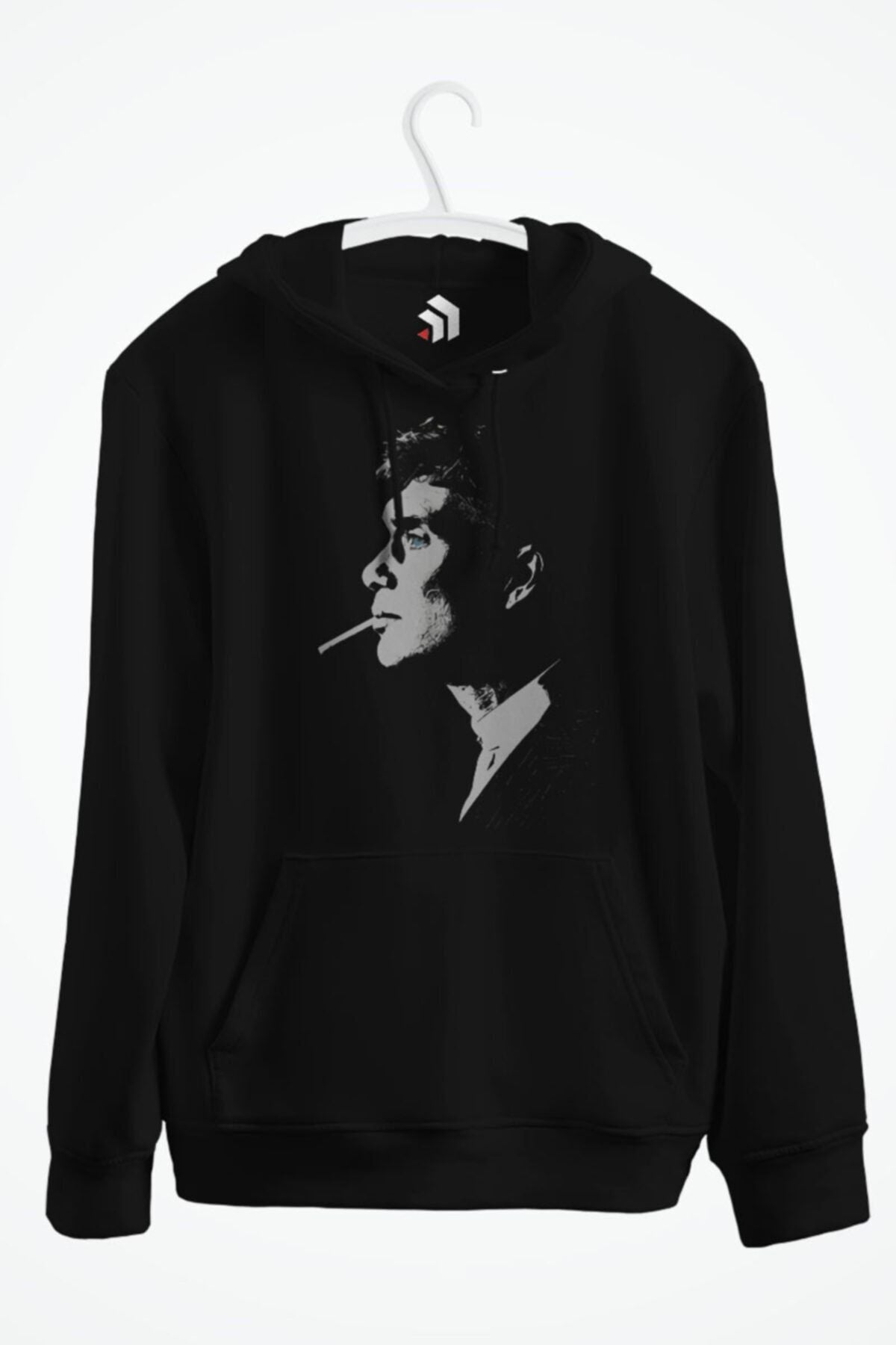 Peaky Blinders Tommy Baskılı Kapşonlu Sweatshirt