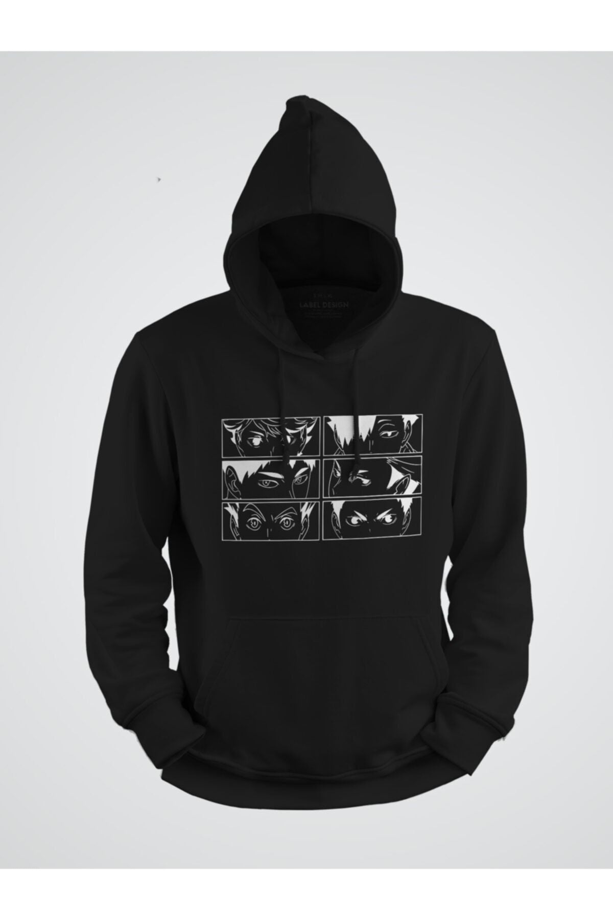 Haikyuu Captains Tetsuro Kuroo Kotaro Bokuto Toru Oikawa Wakatoshi Ushijima Anime Baskılı Kapşonlu