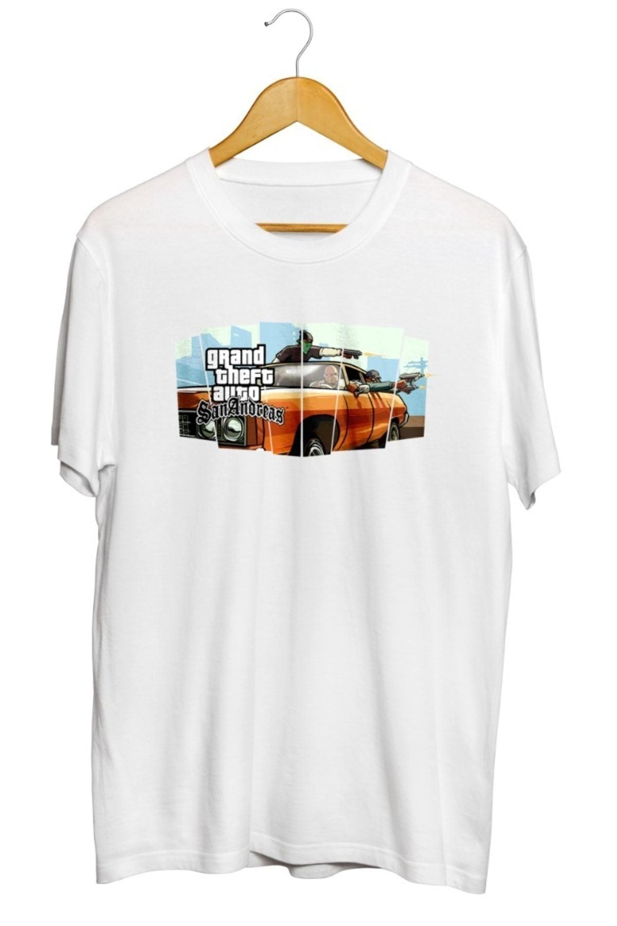 Gta San Andreas Baskılı Unisex Tişört