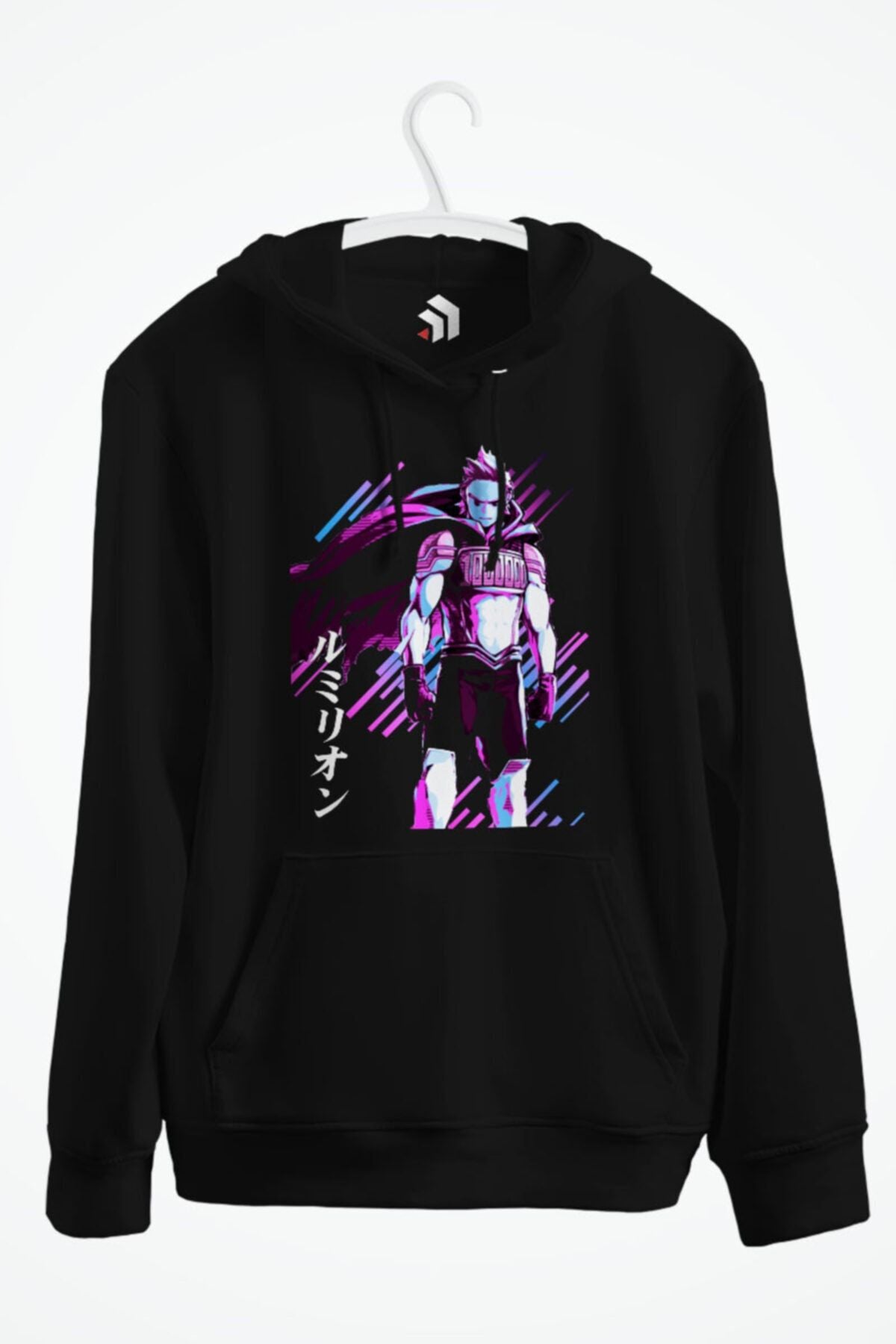 Lemillion Mirio Togata My Hero Academia Anime Baskılı Kapüşonlu Sweatshirt
