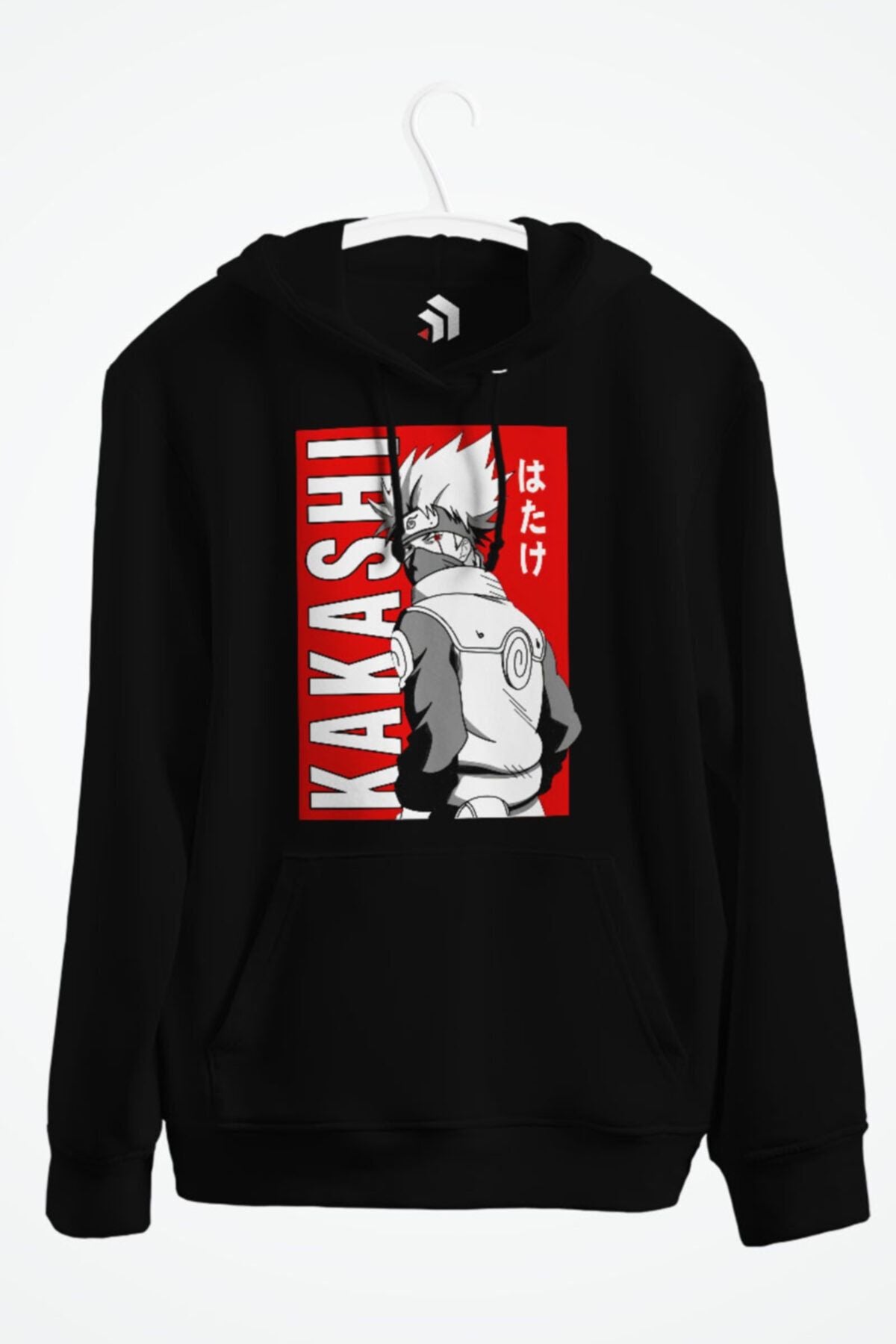 Kakashi Hatake The Copycat Ninja Anime Baskılı Kapüşonlu Sweatshirt