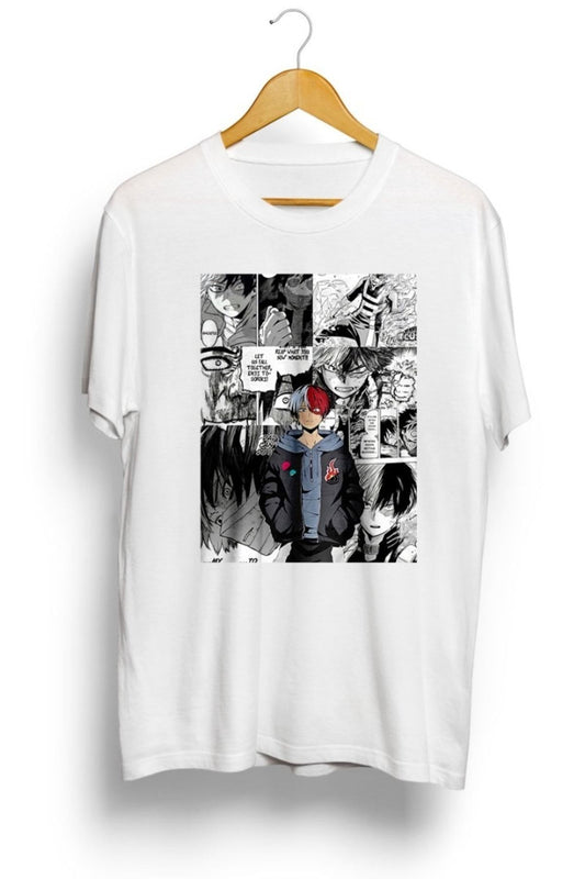 Shoto Todoroki Baskılı Unisex Tişört