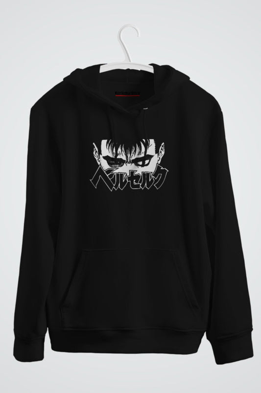 Berserk Baskılı Kapşonlu Sweat