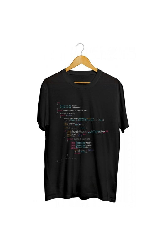 Web Developer Yazılımcı Programlama Kod Baskılı Unisex Tişört