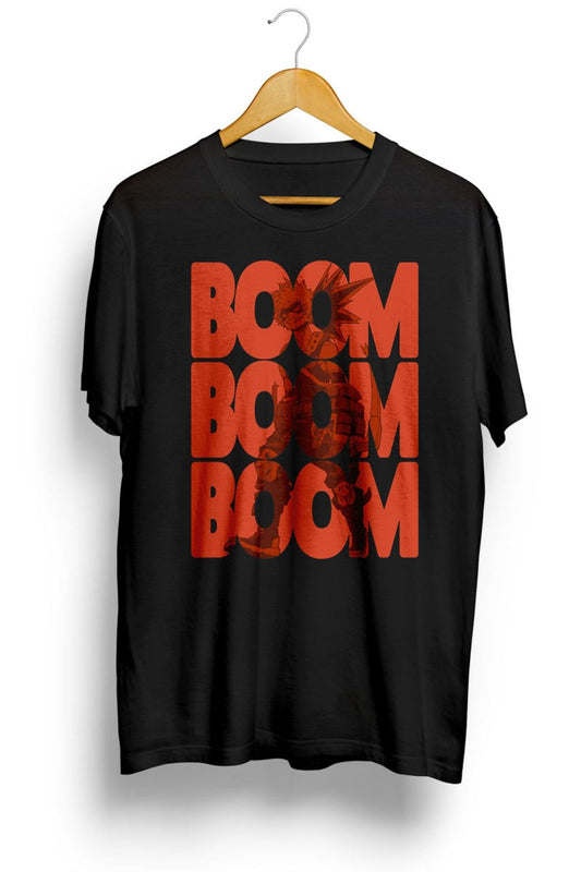 Boom Boom Boom - Bakugou Katsuki Anime Baskılı Tişört