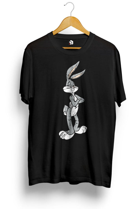 Looney Tunes Bugs Bunny Vintage Baskılı Tişört