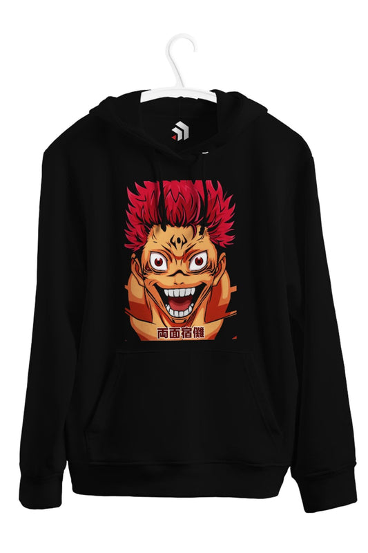 Sukuna Technic Jujutsu Kaisen Anime Baskılı Unisex Kapşonlu