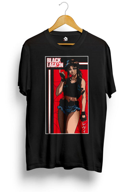Revy Black Lagoon Anime Baskılı Tişört