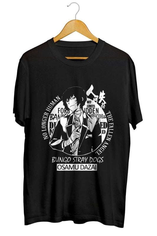 Osamu Dazai Anime Baskılı Unisex Tişört