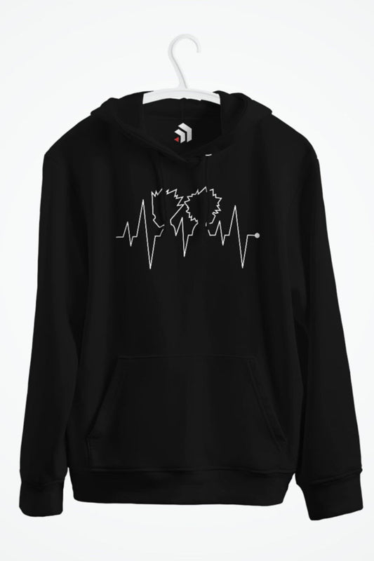 Hxh Heartbeat Anime Baskılı Kapüşonlu Sweatshirt