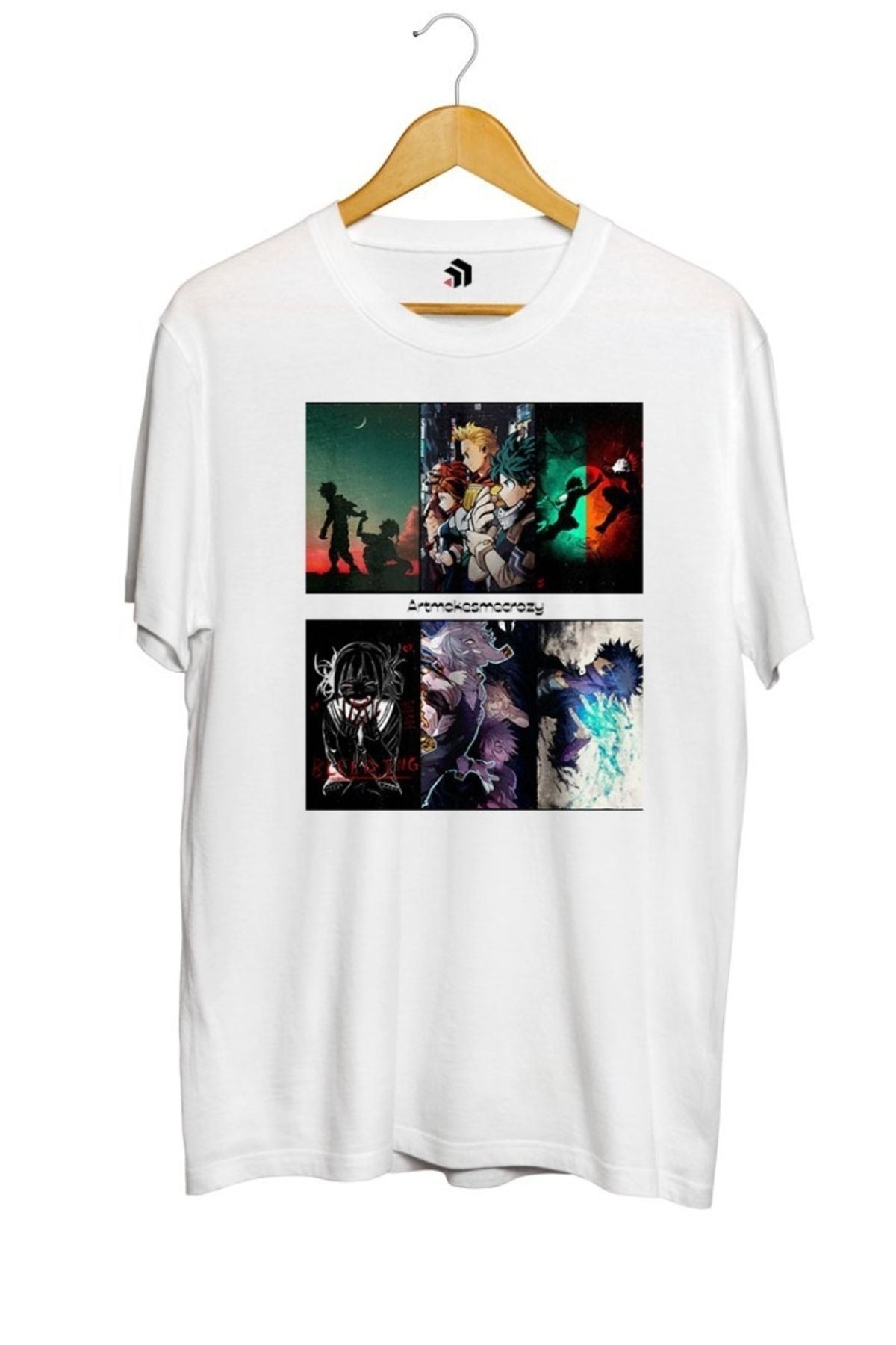 My Hero Academia By Artmakesmecrazy Baskılı Unisex Tişört
