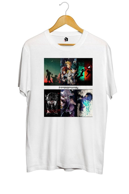My Hero Academia By Artmakesmecrazy Baskılı Unisex Tişört