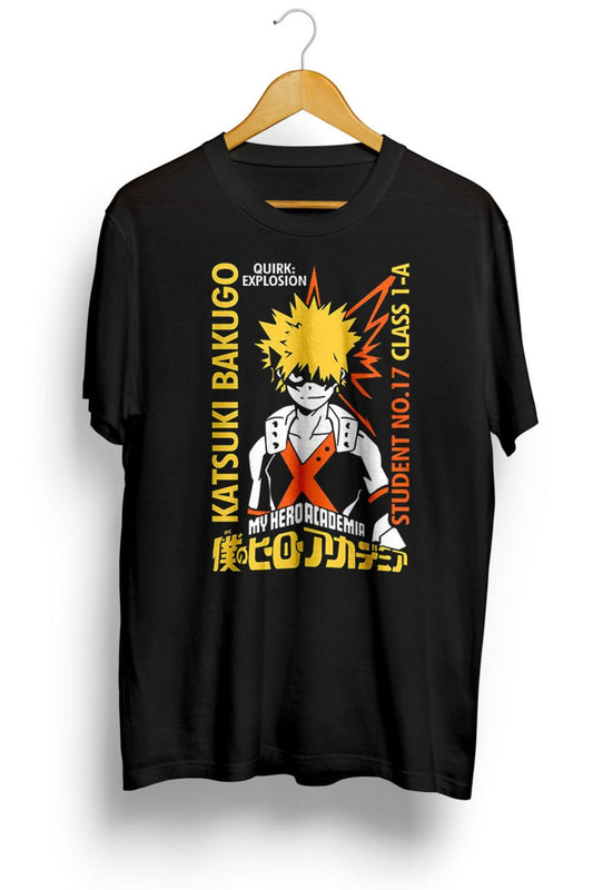 Boku No Hero Academia Katsuki Bakugo - Kaachan Anime Baskılı Tişört
