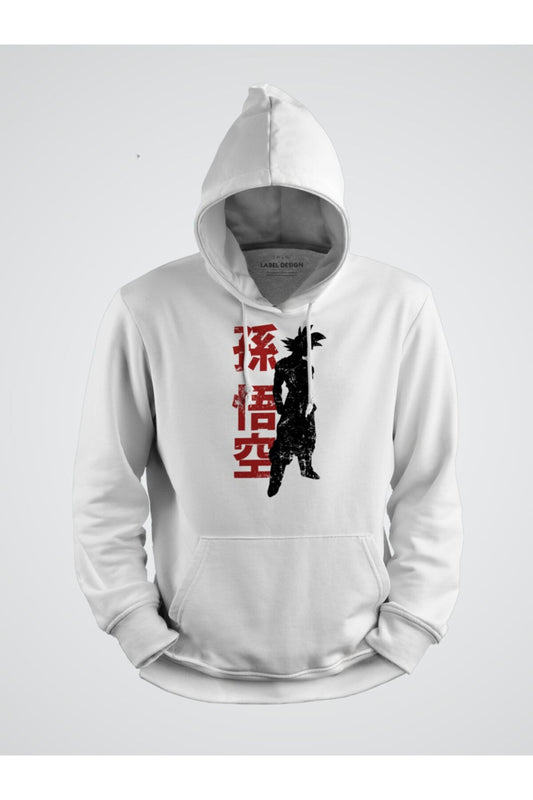 Son Goku - Dragon Ball Baskılı Kapşonlu Sweat