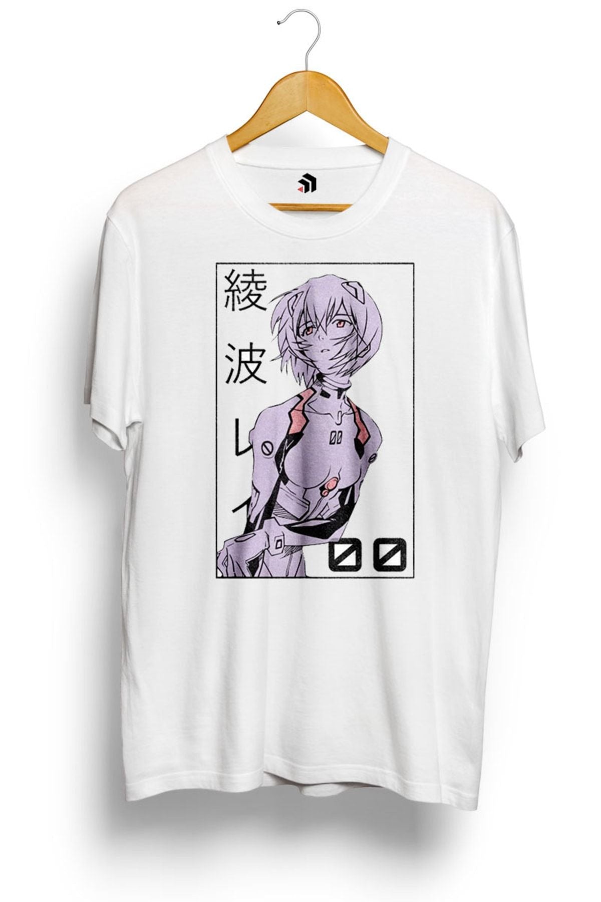 Rei Ayanami Evangelion Manga V2 Anime Baskılı Tişört