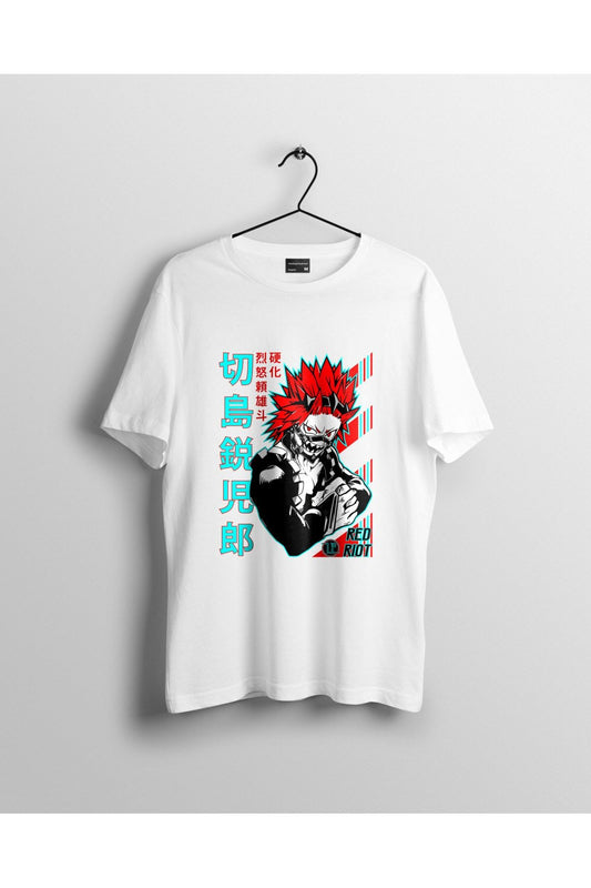 Eijiro Kirishima My Hero Academia Anime Baskılı Tişört