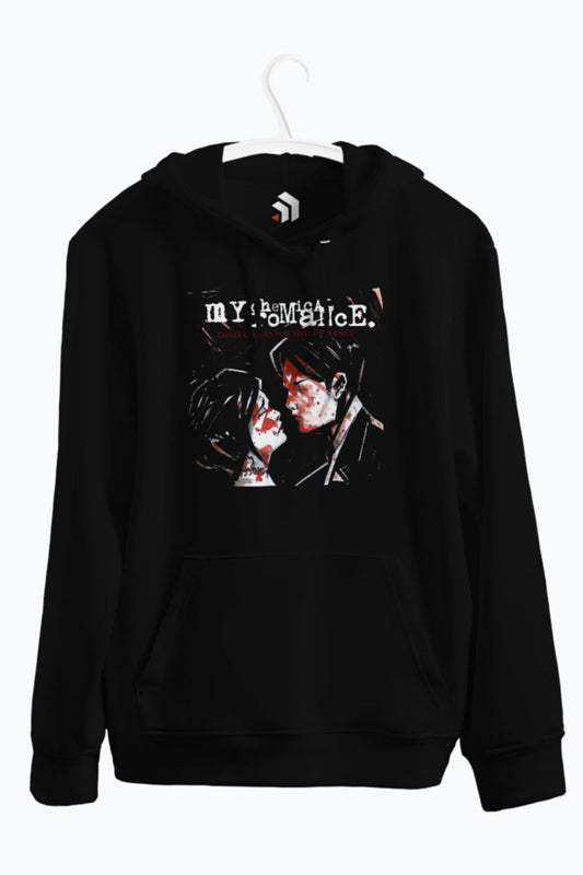 Revenge My Chemical Romance Baskılı Kapşonlu Sweatshirt