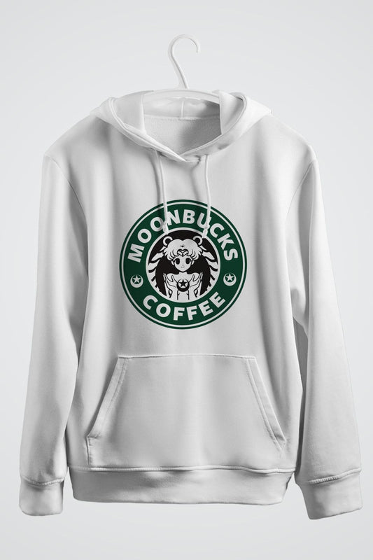 Moonbucks Coffee Baskılı Kapüşonlu Sweat