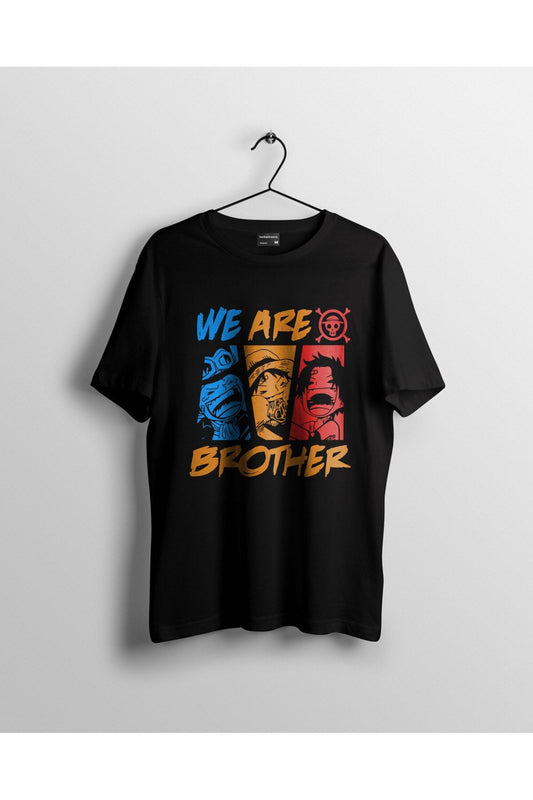 One Piece We Are Brother Baskılı Anime Tişört