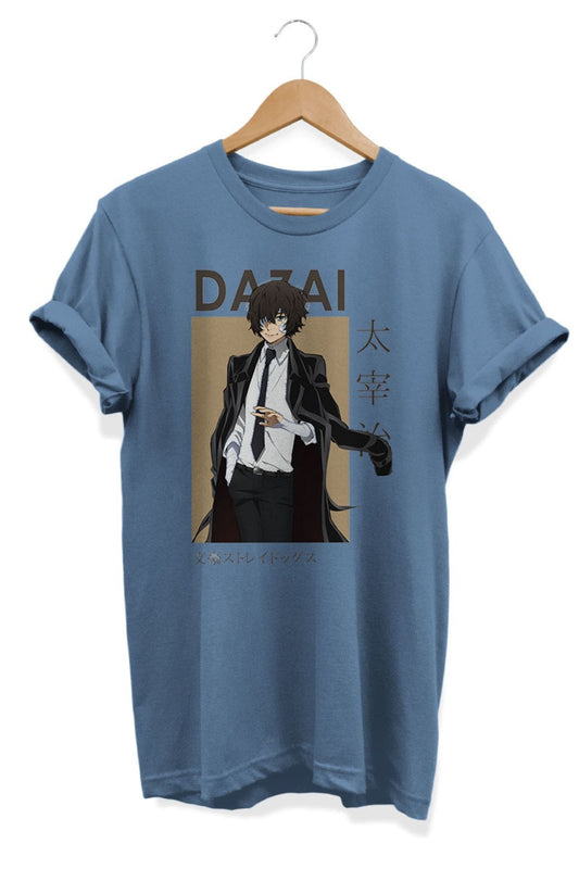 Bungou Stray Dogs Young Osamu Dazai Anime Baskılı Oversize Tişört