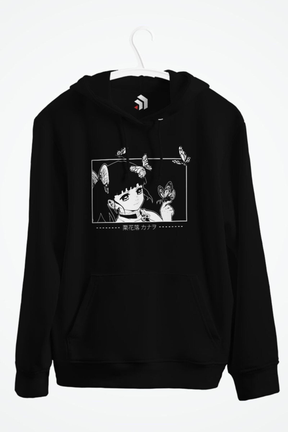Tsuyuri Kanao Kimetsu No Yaiba Anime Baskılı Kapşonlu Sweatshirt