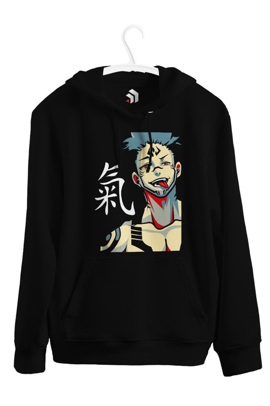 Sukuna Ryomen Jujutsu Kaisen Anime Baskılı Unisex Kapşonlu
