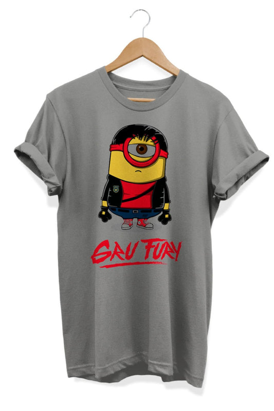 Gru Fury Baskılı Oversize Tişört