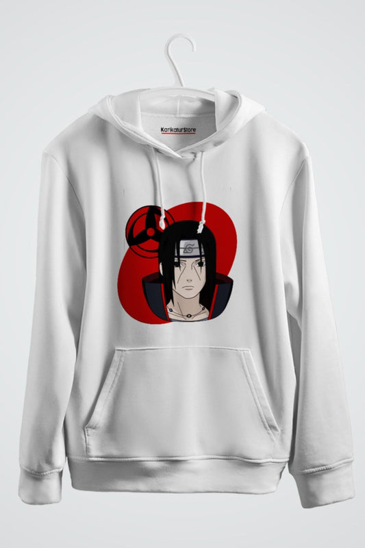 Itachi Uchiha Naruto Baskılı Anime Kapşonlu Sweat