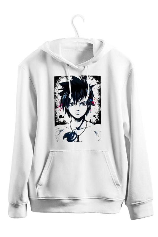 Naked Anime Baskılı Kapşonlu Sweatshirt