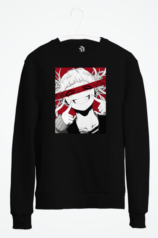 Himikotoga-red Anime Baskılı Sweatshirt