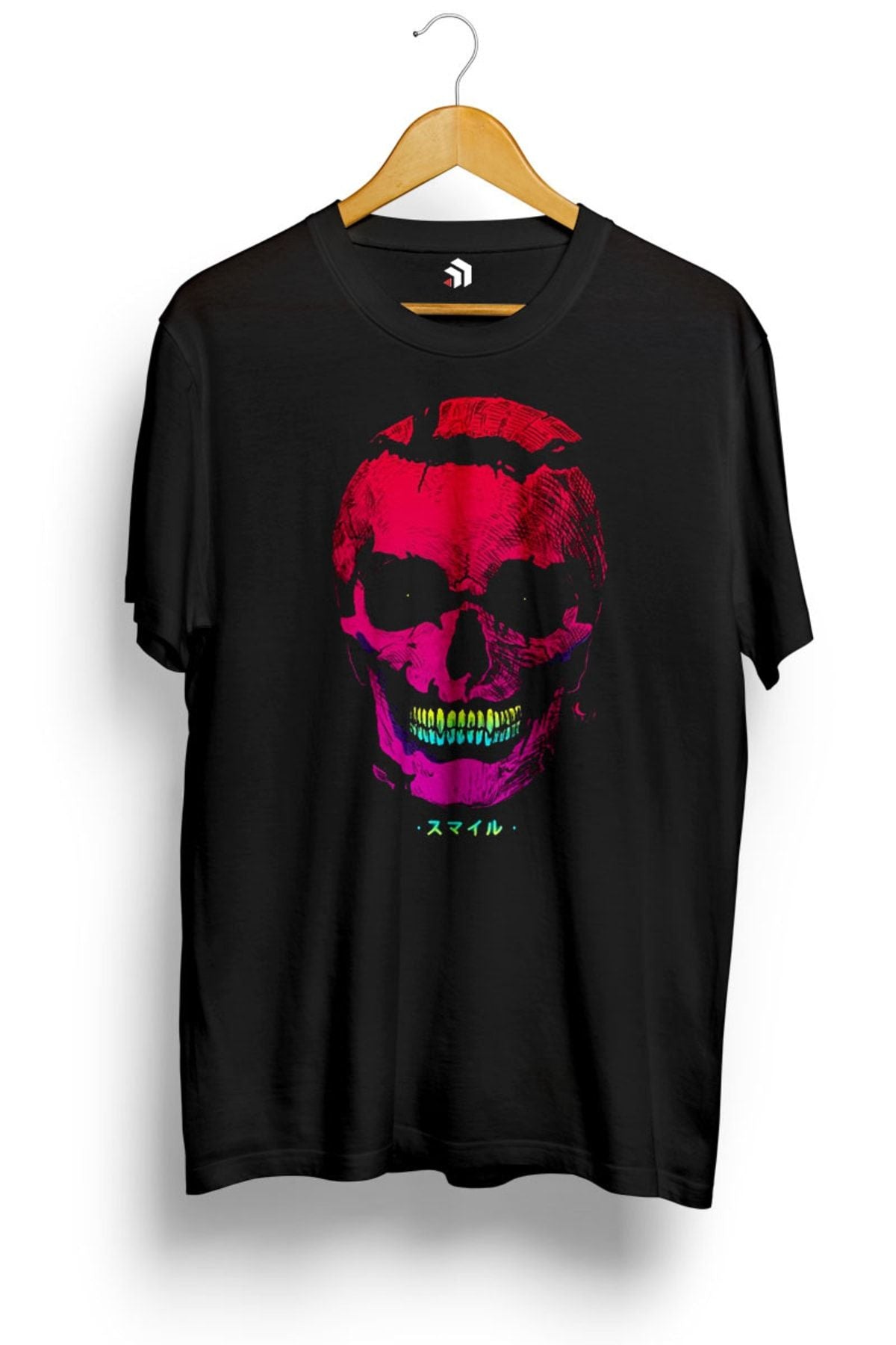 Sumairu! Skull Baskılı Tişört