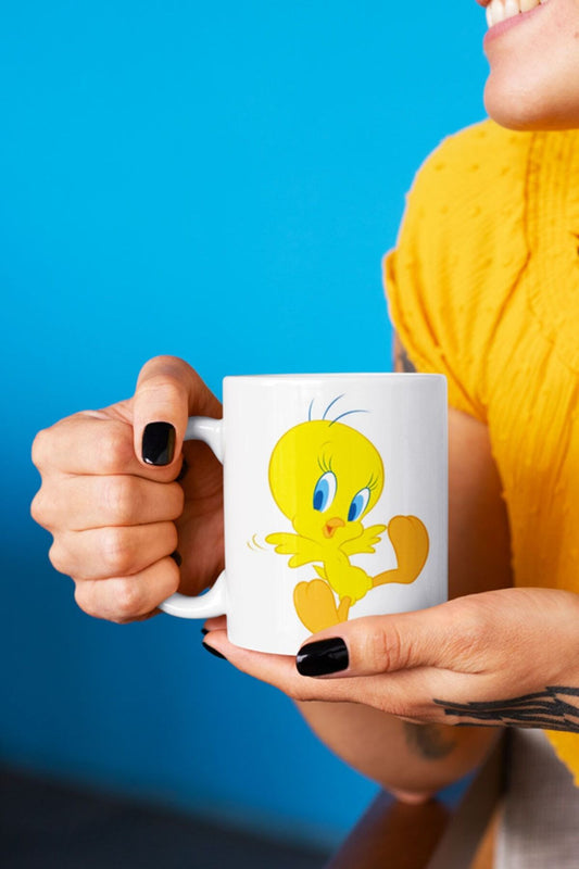 Looney Tunes Tweety Bird Flying Baskılı Kupa Bardak