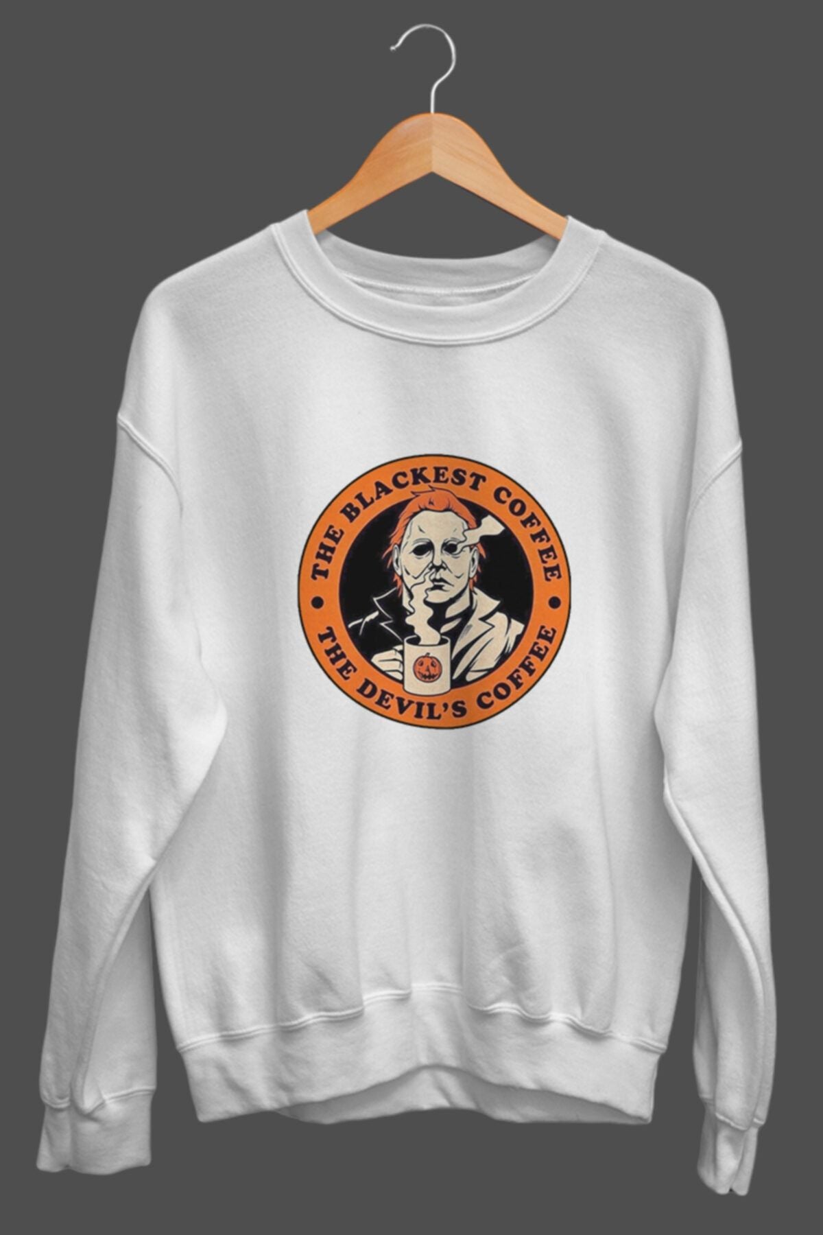 Michael Myers The Blackest Coffee The Devil’s Coffee Sweatshirt