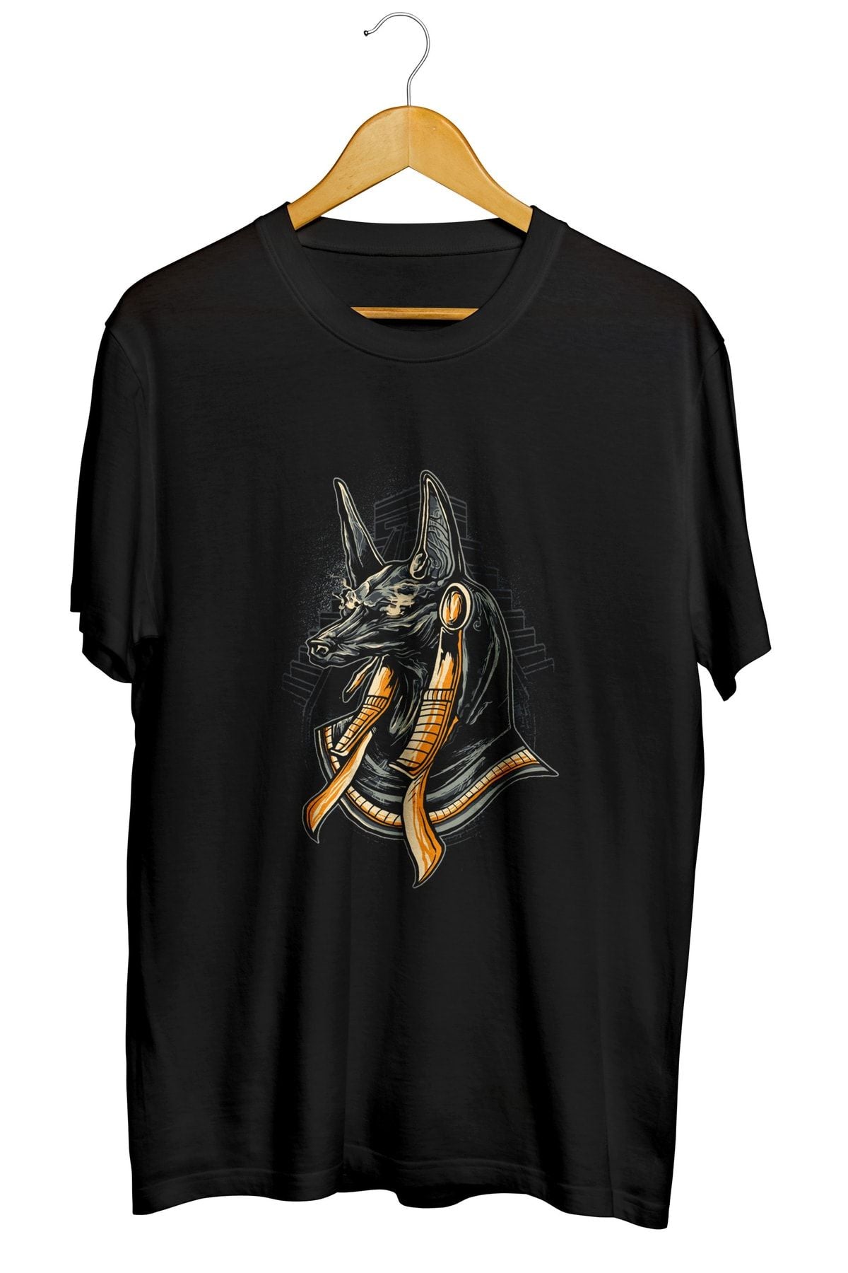 Anubis Baskılı Unisex Tişört