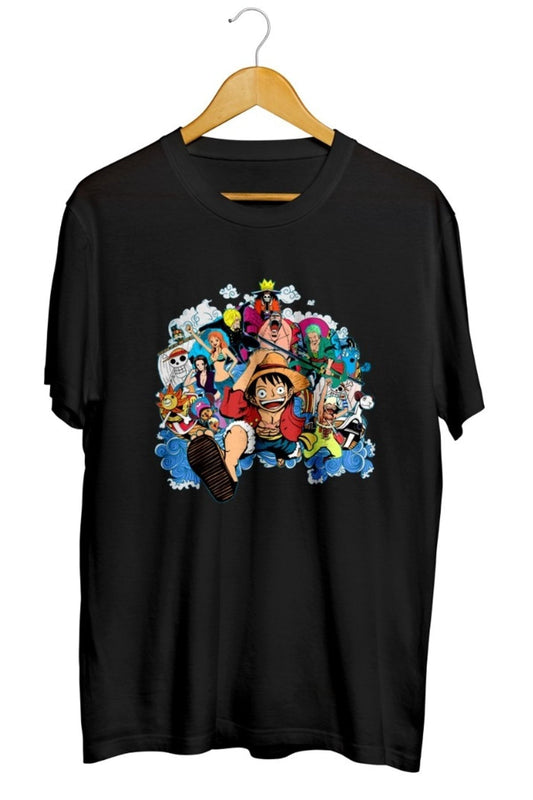 One Piece Crew Anime Baskılı Unisex Tişört