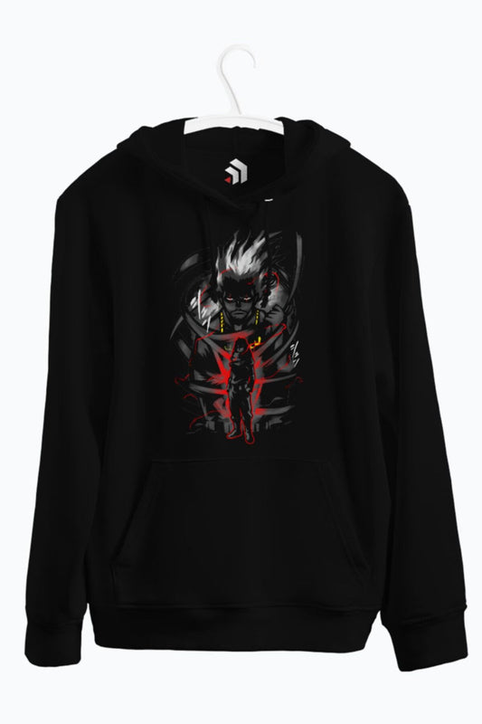 Erasure Hero My Hero Academia Anime Baskılı Kapşonlu Sweatshirt