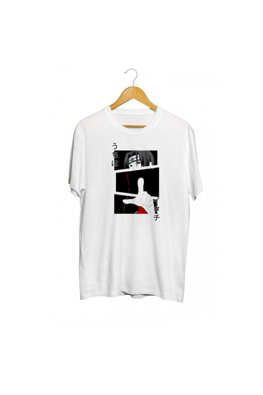 Uchiha Itachi Anime Baskılı Unisex Tişört