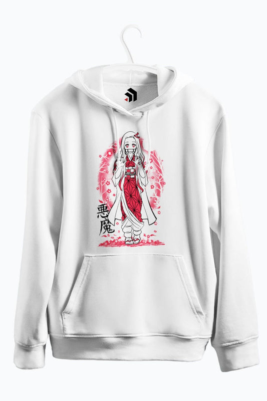 My Demon Sister Nezuko Anime Baskılı Kapşonlu Sweatshirt