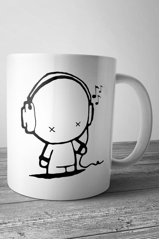 Music Man Baskılı Kupa Bardak