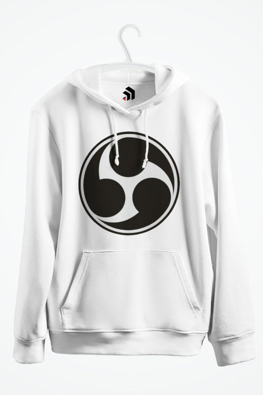 Tomoe Sharingan Anime Baskılı Kapşonlu Sweatshirt