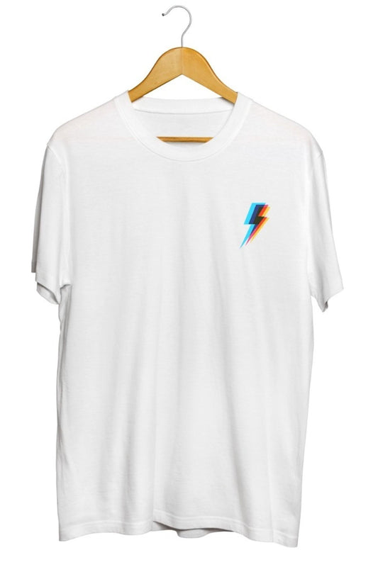 Şimşek Baskılı Unisex Tişört