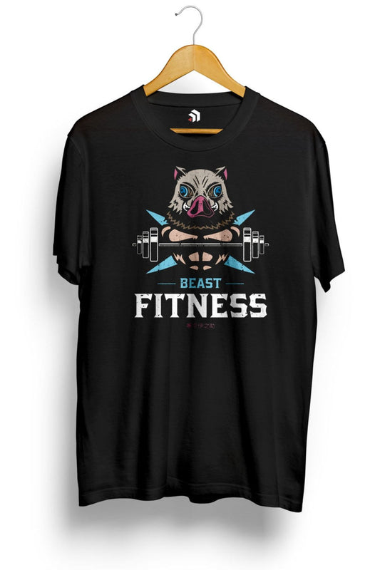 Beast Fitness - Demon Slayer Anime Baskılı T-shirt
