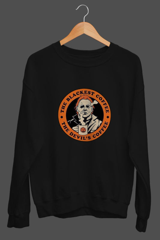 Michael Myers The Blackest Coffee The Devil’s Coffee Sweatshirt