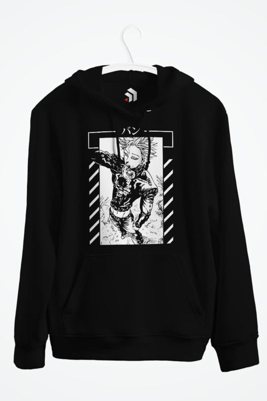 Seven Deadly Sins Anime Ban Greed Baskılı Kapşonlu Sweatshirt