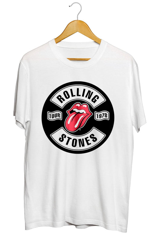The Rolling Stones Baskılı Unisex Tişört