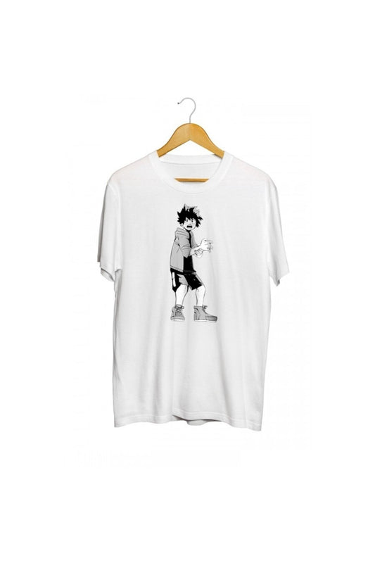Izuku Sticker Baskılı Unisex Tişört