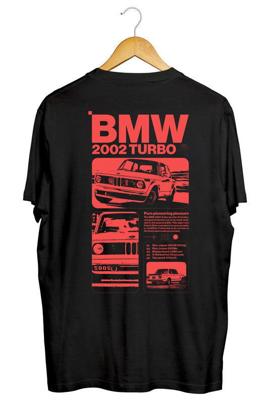 BMW 2002 Turbo Ön ve Arka Baskılı Kaliteli Tişört